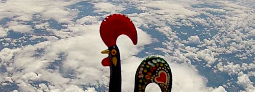 Galo de Barcelos goes to Space! - Video